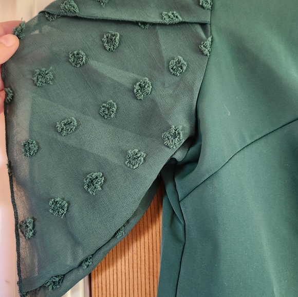 Light weight green blouse - Picture 2 of 4